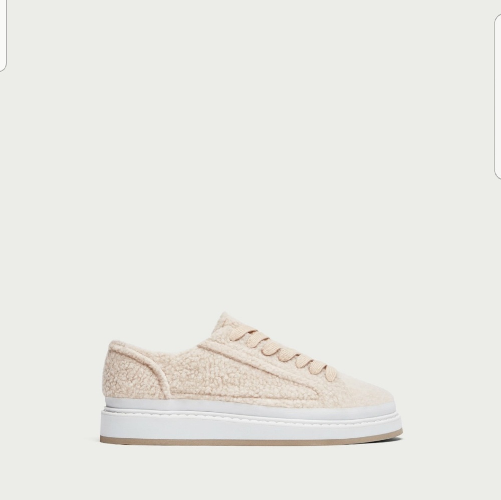 Faux Fur Platform Sneakers 6